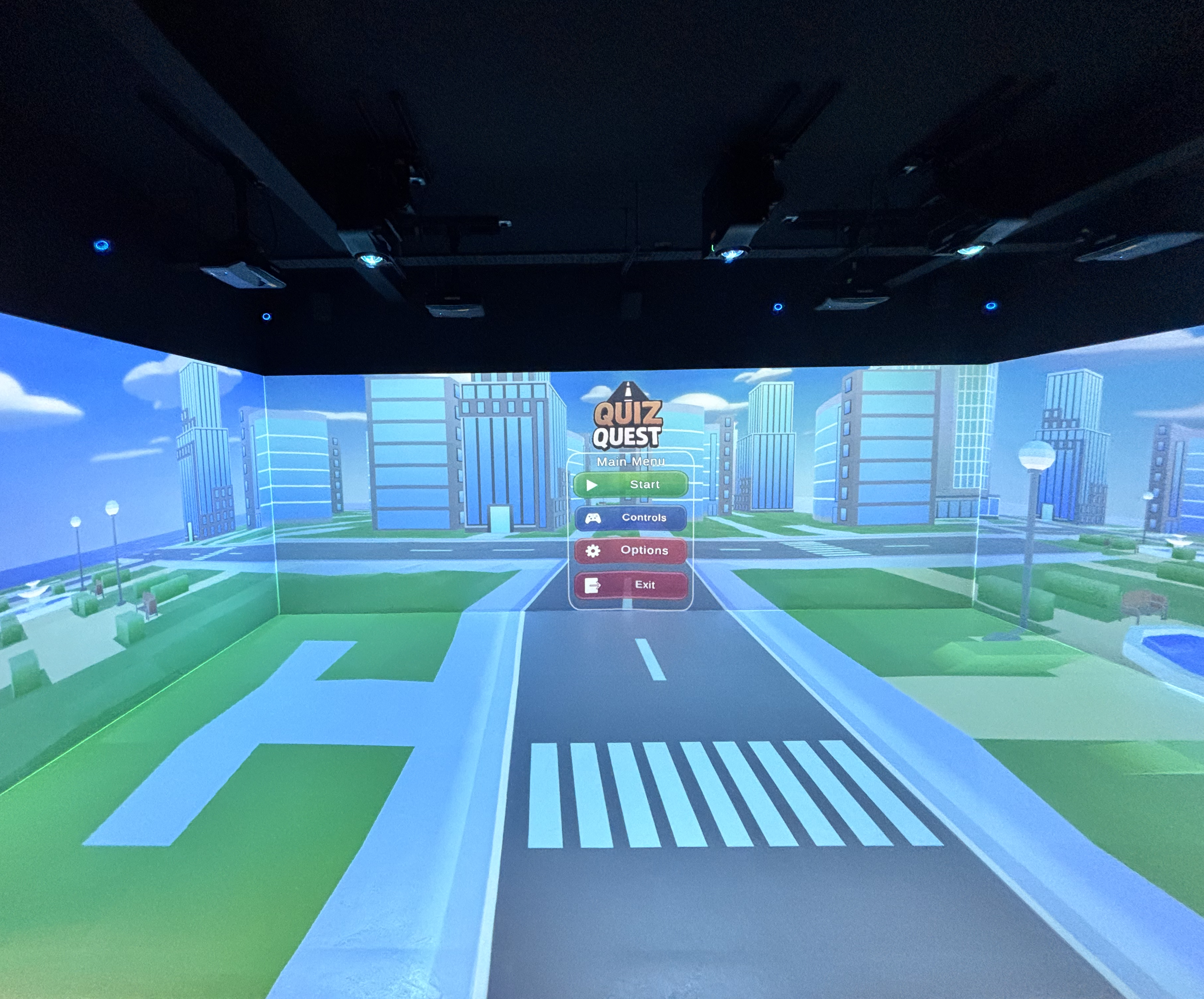 Quiz Quest: A CAVE based endless running game